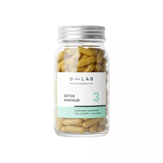 DETOX MINCEUR 3 MOIS -Élimine les graisses - Compléments Alimentaires D-Lab Nutricosmetics