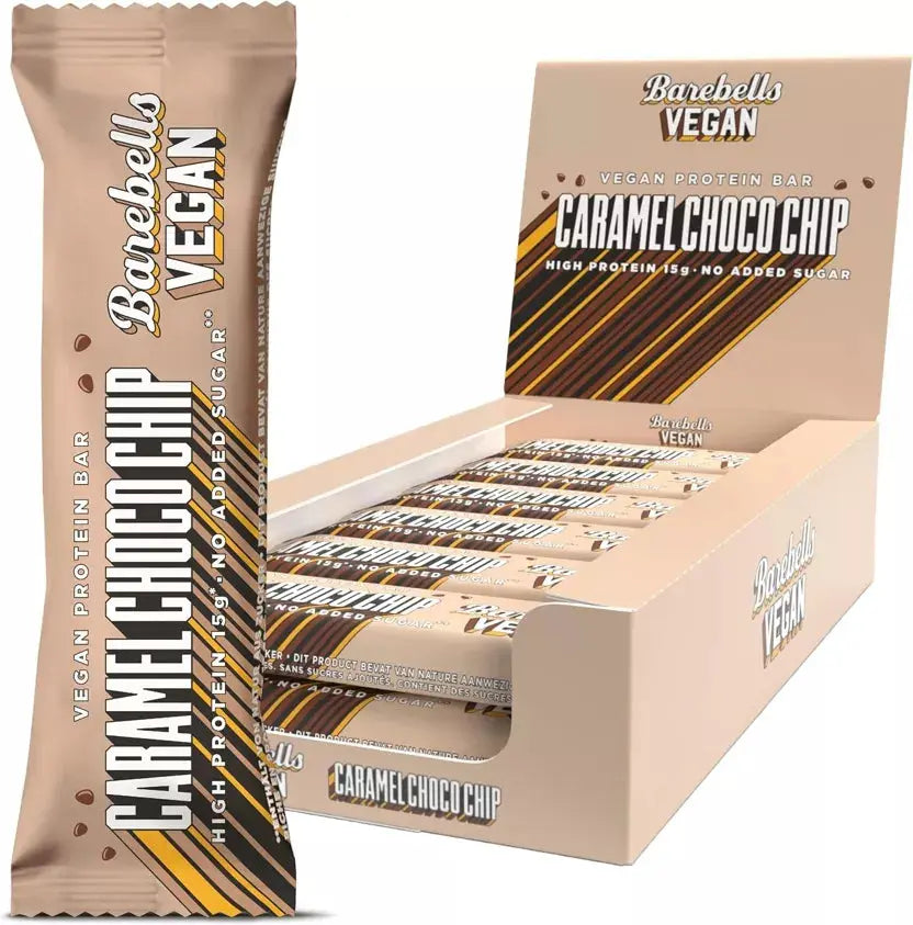 Barre protéinée Vegan Caramel Choco Chip 55g Barebells