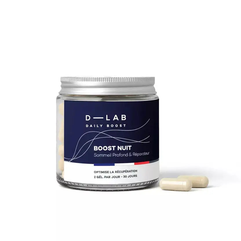 Boost Nuit - Optimise la récupération - Compléments Alimentaires D-Lab Nutricosmetics