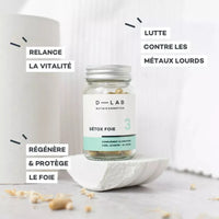 DÉTOX FOIE - Purifie l'organisme - Compléments Alimentaires D-Lab Nutricosmetics