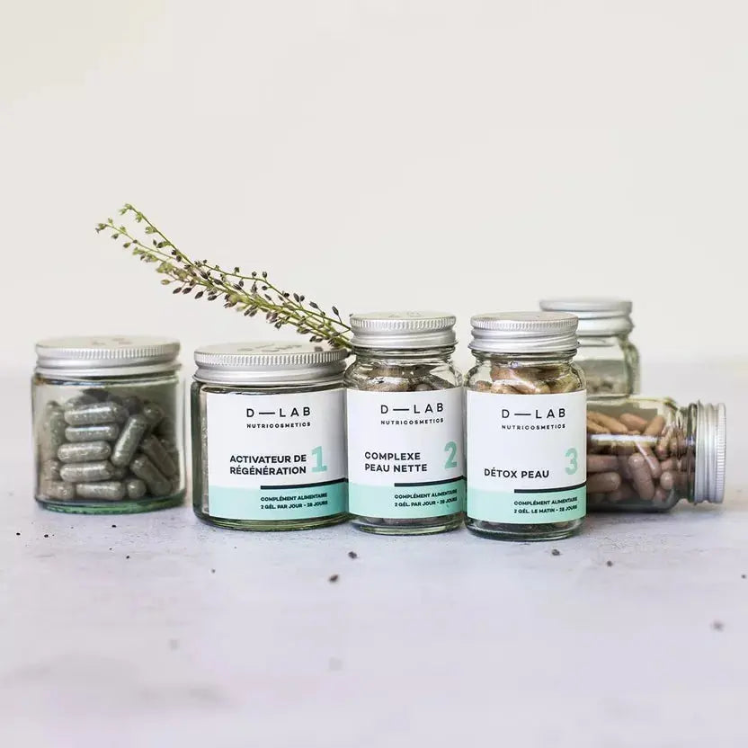 PROGRAMME PEAU PARFAITE - Peau régénérée, purifiée et matifiée - Compléments Alimentaires D-Lab Nutricosmetics