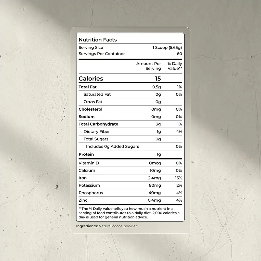Poudre de Cacao Blueprint