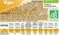 Compote énergétique aux fruits Bio - Banane Mulebar