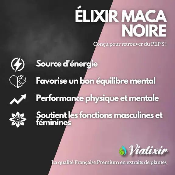 Maca noire Vialixir