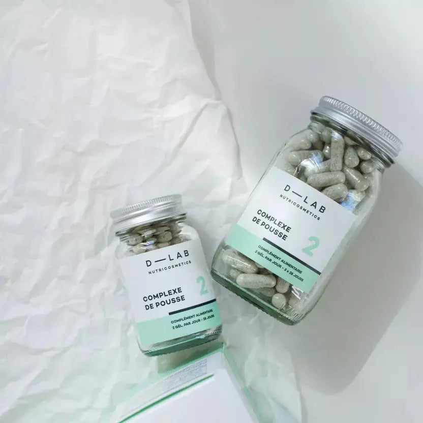 COMPLEXE DE POUSSE - Nutrition intense & Activité du bulbe - Compléments Alimentaires D-Lab Nutricosmetics