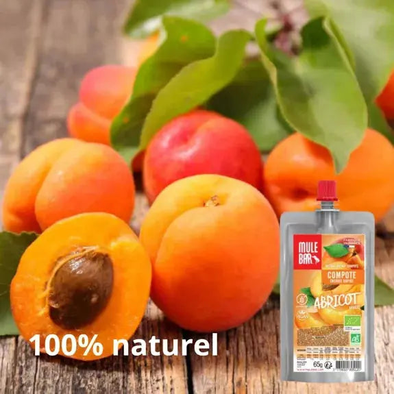 Compote énergétique aux fruits Bio - Abricot Mulebar