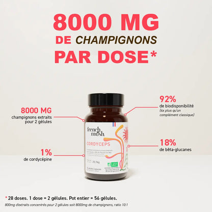 Extraits Cordyceps 56 Gélules
