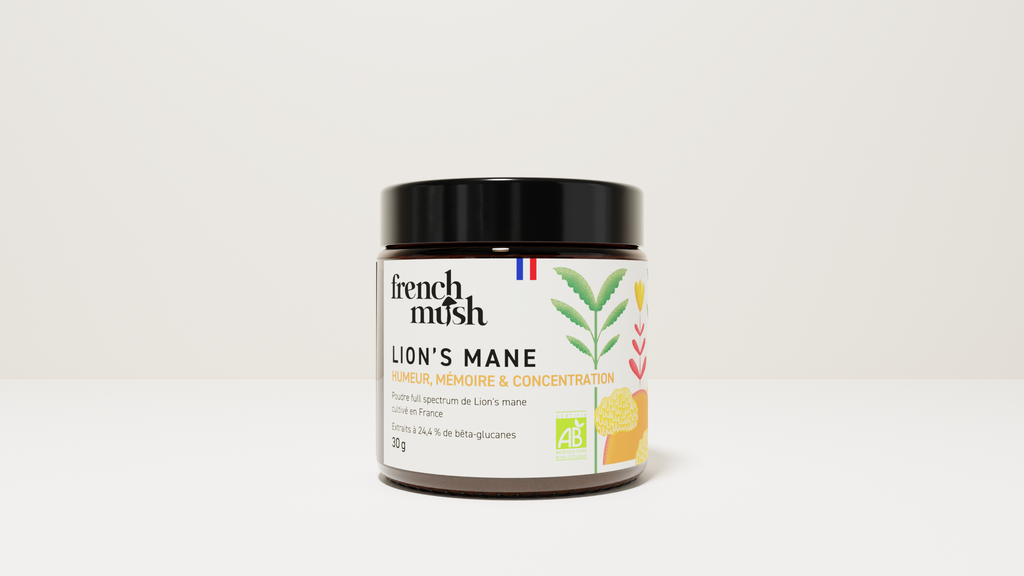 Poudre d'extraits de Lion's Mane 30g French Mush