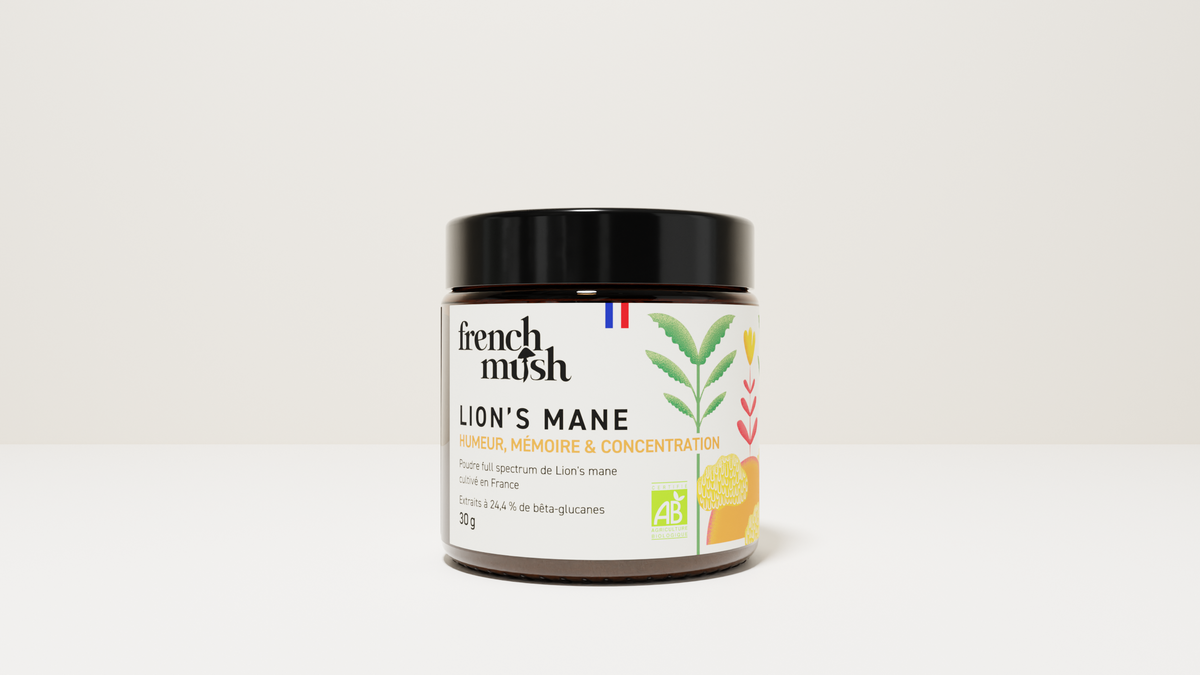 Poudre d'extraits de Lion's Mane 30g French Mush