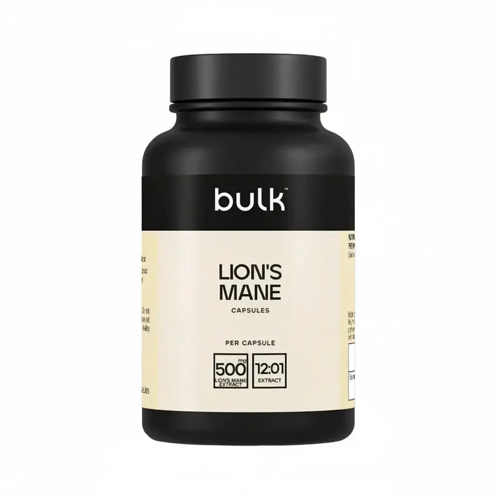 Lion's Mane BULK – Face fond blanc